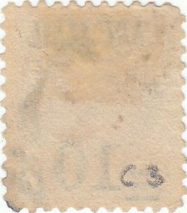 Canal Zone, Scott #C4 - 10c on 50c lilac - Used