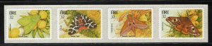 ZAYIX Ireland 938a MNH Moths Insects Nature Strip Self-Adhesive  092222SM83