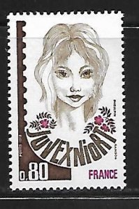 France Scott #1597 VF - Mint Never Hinged (NH) - SCV=$.35