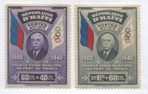 Haiti 1939 Airmail Semi-Postals mint og. hinged