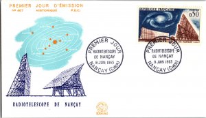 France, Worldwide First Day Cover, Space