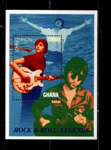 Ghana 1995 - John Lennon - Souvenir Stamp Sheet - Scott #1853 - MNH