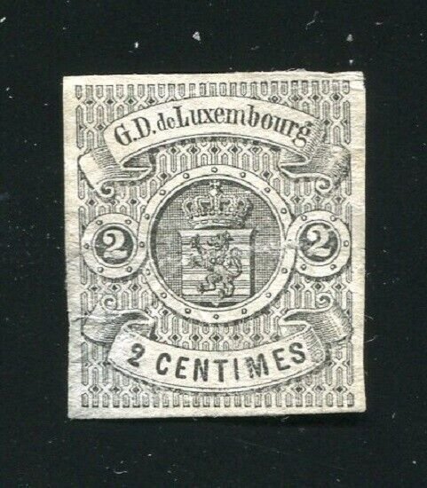 Luxembourg 5 Coat of Arms Mint No Gum Stamp 1852