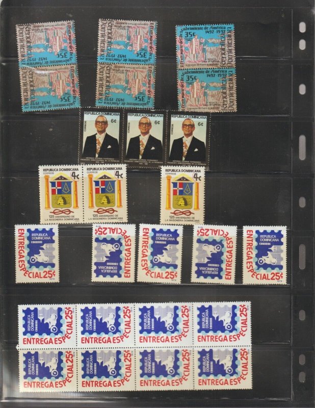 Dominican Republic 1970's -1980's Collection Accumulation Stock  VF MNH
