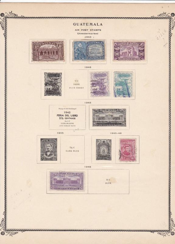 guatemala stamps page ref 17213