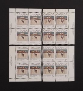 Canada 871 Plate Blocks Matched Set VF MNH