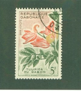 GABON 159 USED BIN $0.25