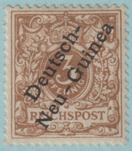 GERMAN NEW GUINEA 1b YELLOW BROWN MINT HINGED OG* NO FAULTS VERY FINE!