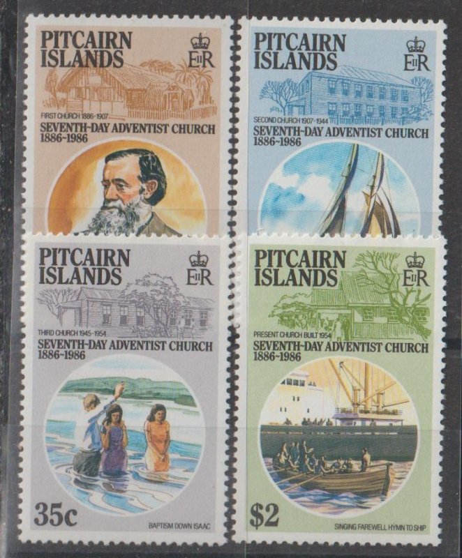 Pitcairn Island SC 277-280 MNH