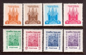 Thailand - Scott #373-380 - MNH - SCV $14