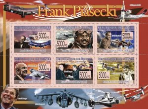 GUINEA - 2008 - Frank Piasecki - Perf 6v Sheet - Mint Never Hinged