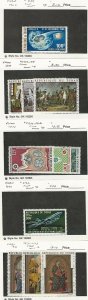 Chad Postage Stamp, #C51, C57-9, C64-6, C70-C73 Mint LH, 1969-70, JFZ