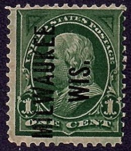 USA 1897-1903 Old Precancel Milwaukee, Wis Only $1.00