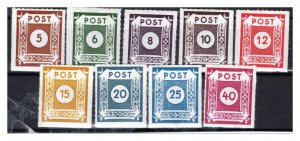 DDR under russian occupation Scott # like 15N4-15N15, mint nh,exp h/s, variation