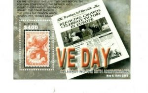 Guyana - 2005 - VE Day - Souvenir Sheet - MNH
