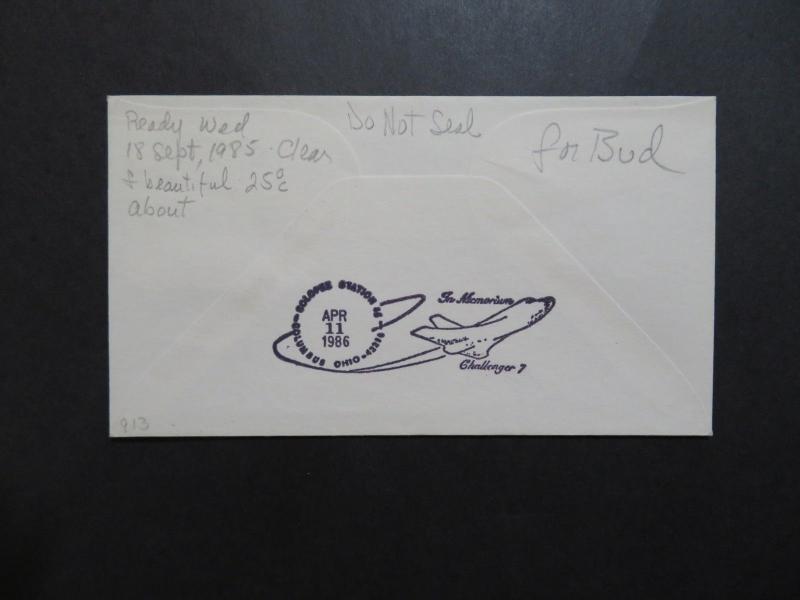 Japan 1986 SHIRASE Antarctica Cover / Personal Note On Back - Z8942