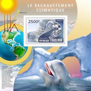 TOGO - 2014 - Global Warming - Perf Souv Sheet - Mint Never Hinged