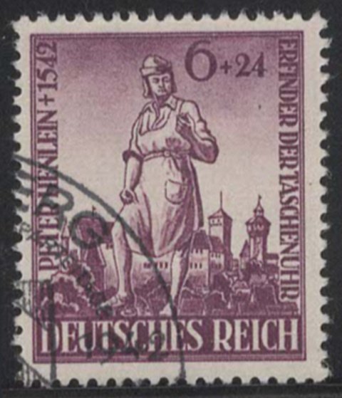 Germany #B208 (1942), used single, cat. $1.50
