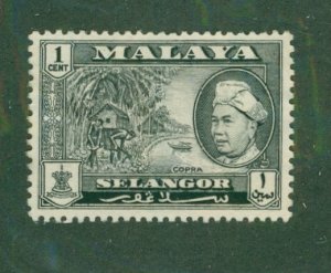 Malaya Selengor 102 MNH BIN $0.50