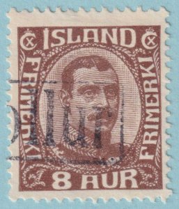 ICELAND 114  USED - WITH TOLLUR REVENUE CANCEL - NO FAULTS VERY FINE! - NWF