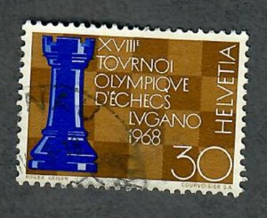 Switzerland #489 used single