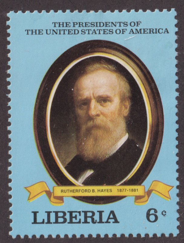 Liberia 912 Rutherford B. Hayes 1981
