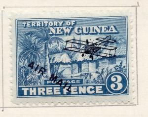 New Guinea 1925 Early Issue Mint Hinged 3d. Optd 219526