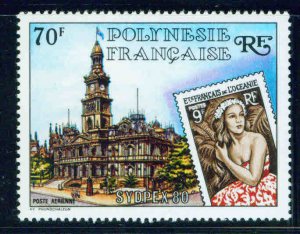 French Polynesia Scott C179 MNH** 1980 Sydpex stamp show