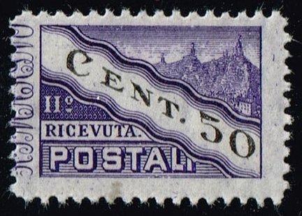 San Marino #Q21 Parcel Post Right Half; Unused (0.25)