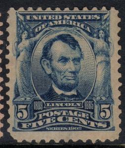 U.S. Scott #304 5-Cent Lincoln Stamp - Mint Single
