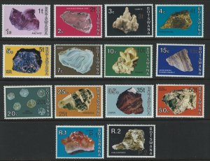 Botswana Scott 155-168 MNH! Minerals OverPrints Complete Set!