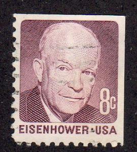 USA 1395 - Used - Pres. Dwight D. Eisenhower +