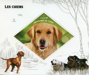 Dogs on Stamps 2019 MNH Golden Retriever Pets Domestic Animals 1v S/S