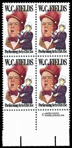 PCBstamps   US #1803 CW 60c(4x15c)W. C. Fields, MNH, (CW-4)