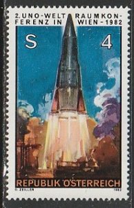 1982 Austria - Sc 1219 - MNH VF - 1 single - Rocket Lift off