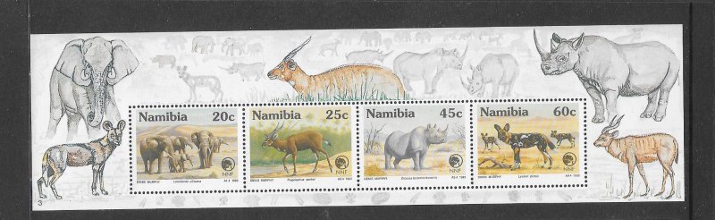 NAMIBIA #729a PROTECTED ANIMALS  MNH