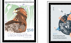 COLOR PRINTED LIECHTENSTEIN 2011-2020 STAMP ALBUM PAGES (66 illustrated pages)