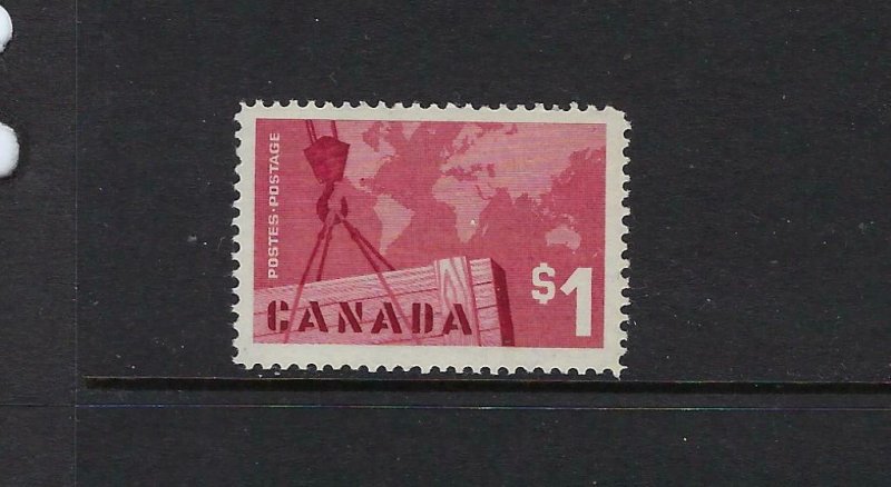 CANADA SCOTT #411  1963 EXPORT CRATE AND MAP - MINT NEVER HINGED