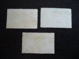 Stamps - Cuba - Scott# 780 -782 - Used Set of 3 Stamps