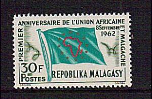 Malagasy Scott #332  MNH