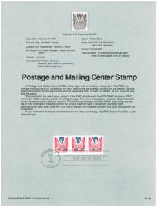 US #CVP32 Computer Vended Postage Souvenir Page (5.00)