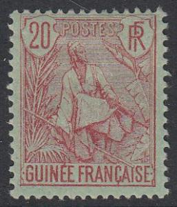 French Guinea 24 MH CV $16.00