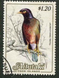 Aitutaki SC# 336 Tropical Bird  $1.20 Used