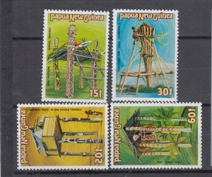 J44033 JL Stamps 1985 papua new guinea mnh set #616-9 designs