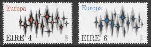 Ireland (1972)  - Scott # 316 - 317,   MNH