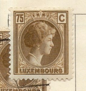 Luxemburg 1926-27 Early Issue Fine Mint Hinged 75c. NW-191814