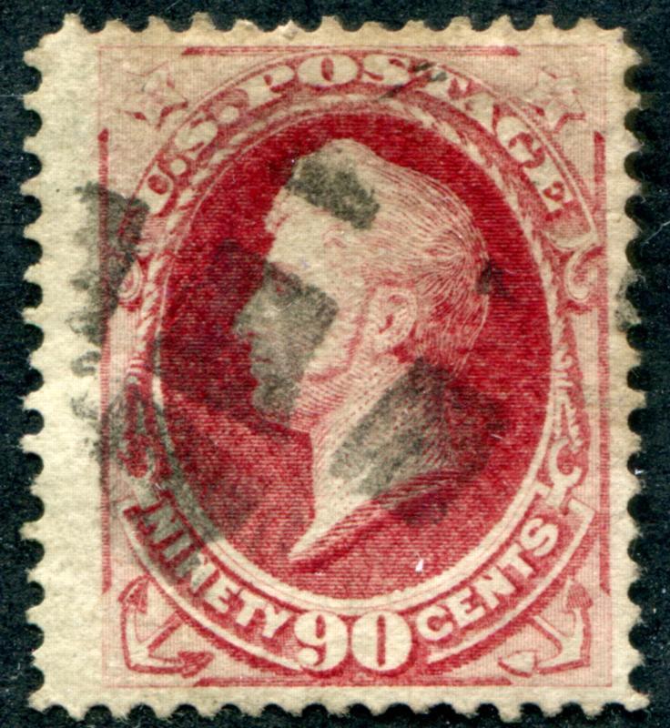 United States (US) 155 Used, Good margins, light cancel, 90c Perry