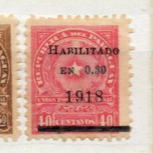 Paraguay 1918 Early Issue Fine Mint Hinged 30c. Optd NW-175642