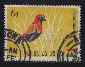 Ghana 55 Blackwinged Red Bishop 1959