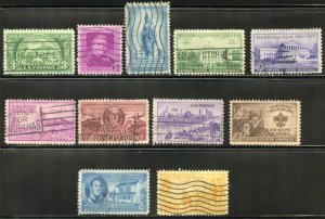 United States Scott 987-97 - UF-VFLH Complete 1950 Set - SCV $2.75